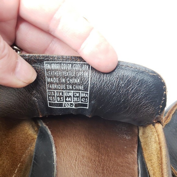 Skechers SN60660 Men’s Brown Leather Loafers Moccasins Driving Shoes US Sz 10.5 - Picture 8 of 9